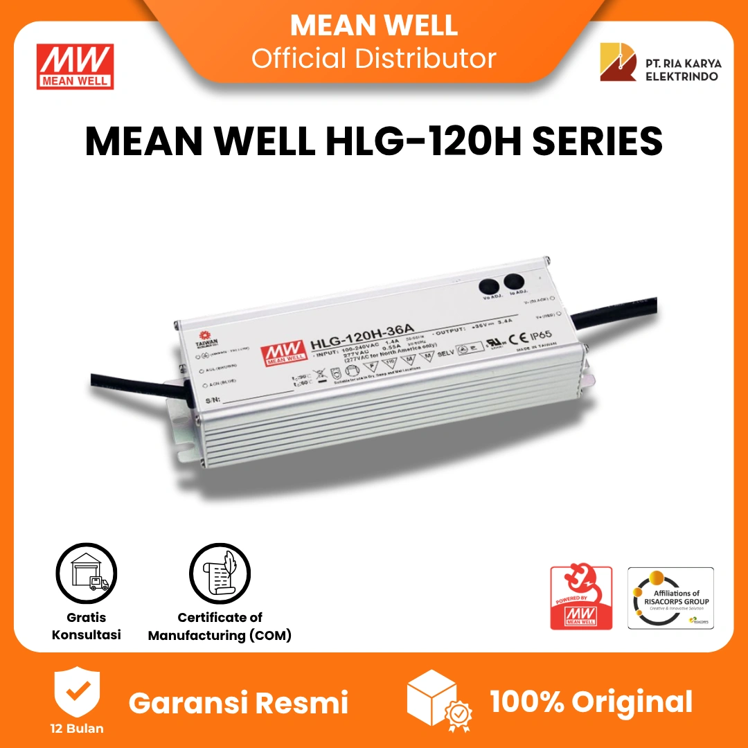 Mean Well HLG-120H Series LED Driver 1 Mean Well HLG-120H Series LED Driver