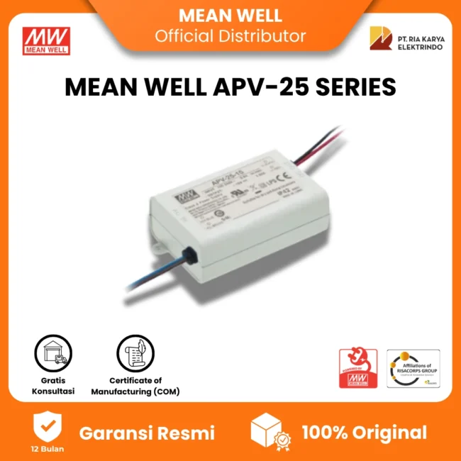Mean Well APV-25 Series Single Output Switching Power Supply