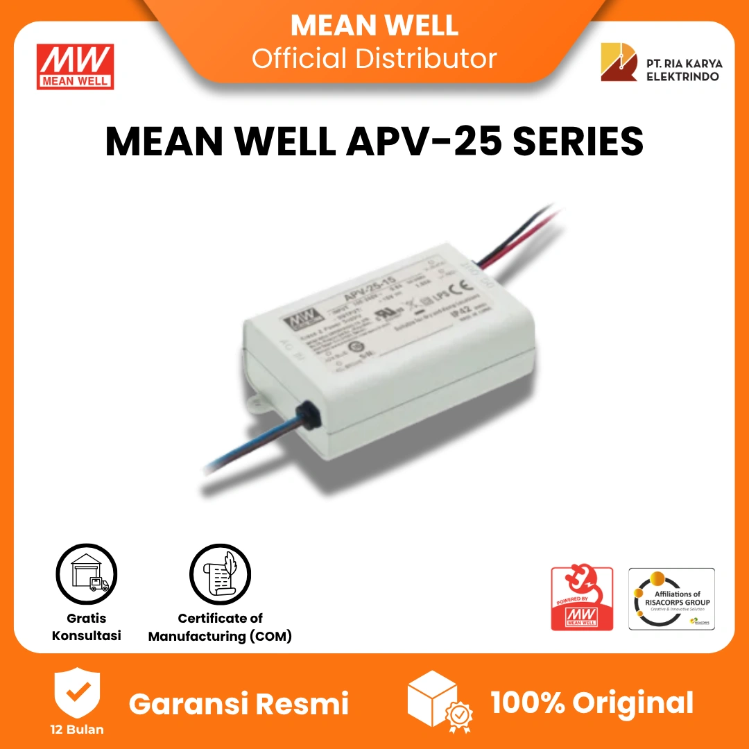 Mean Well APV-25 Series Single Output Switching Power Supply
