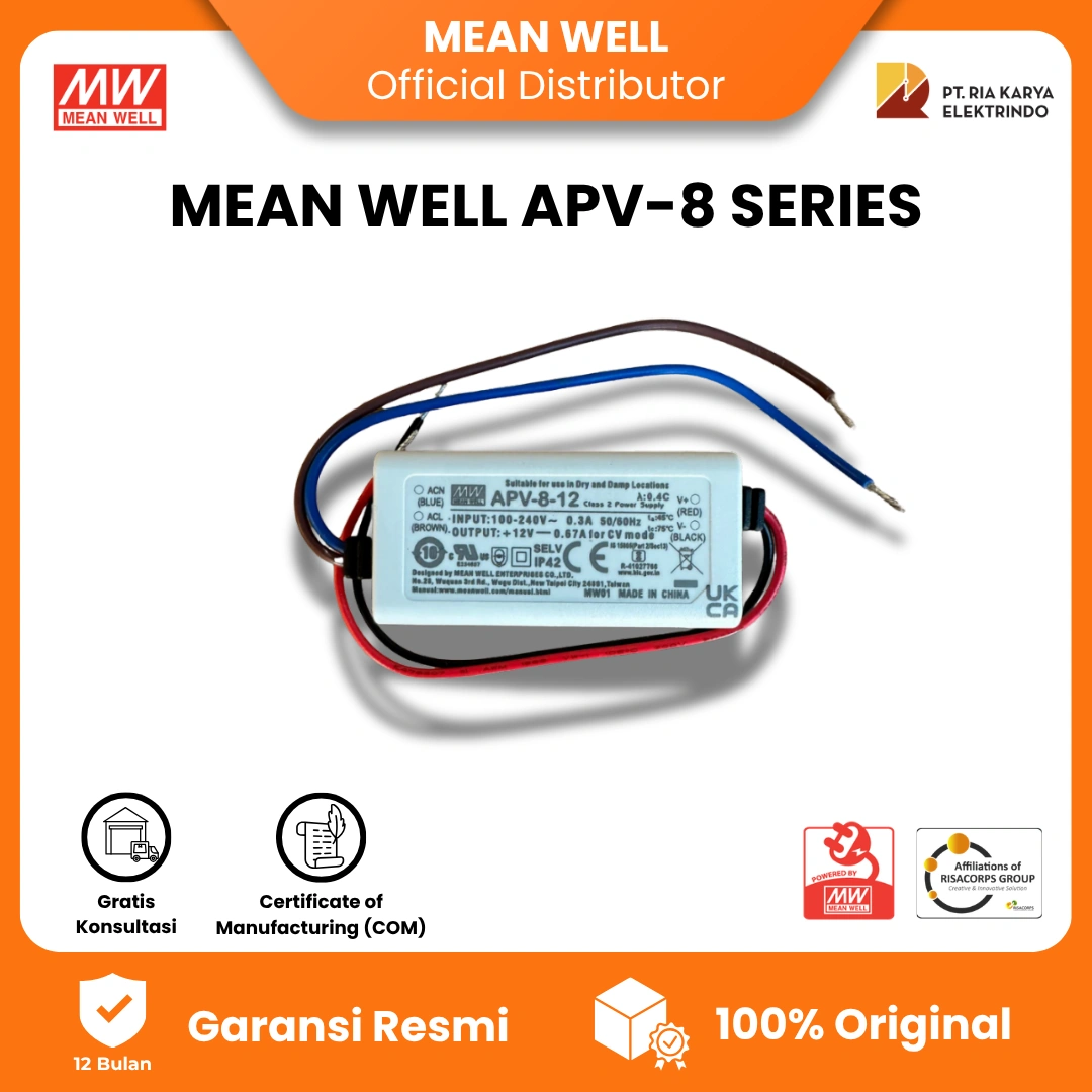 Mean Well APV-8 Series Single Output Switching Power Supply