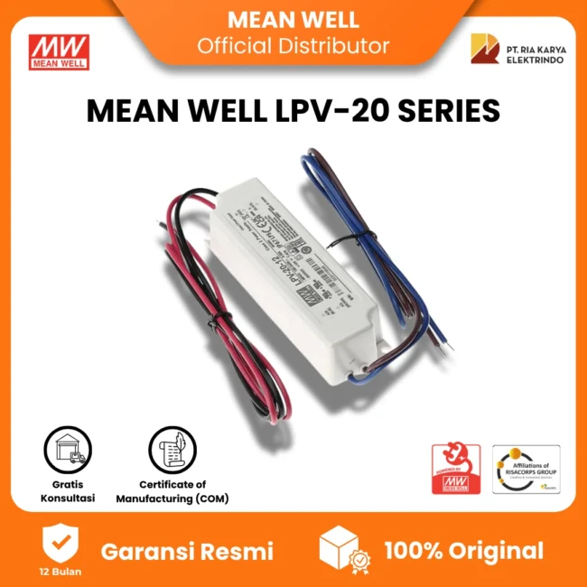 Mean Well LPV-20 Series Single Output Switching Power Supply