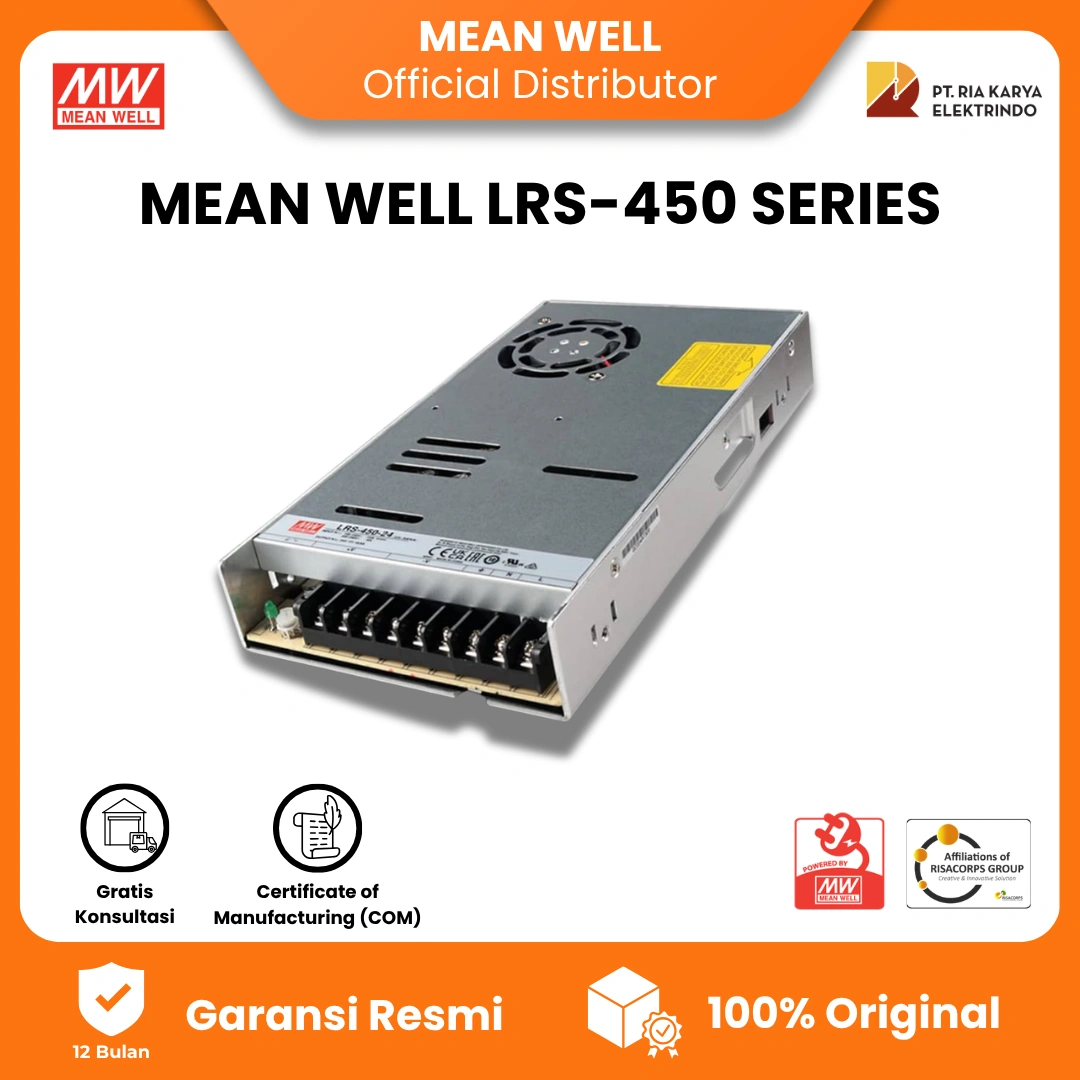 Power Supply Mean Well LRS-450 Series