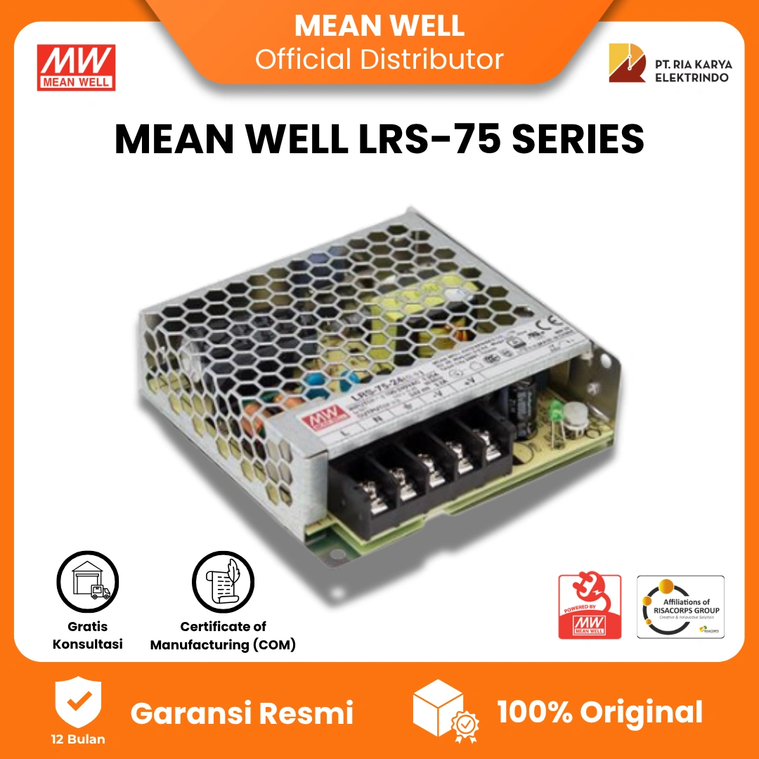 Power Supply Mean Well LRS-75 Series